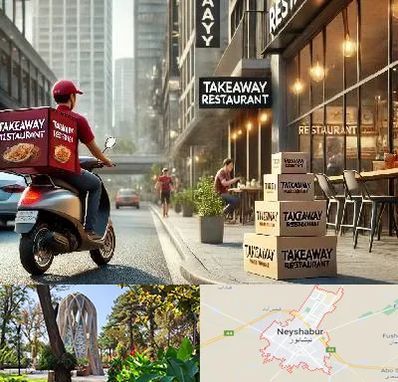 رستوران بیرون بر در نیشابور