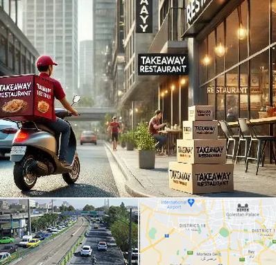 رستوران بیرون بر در جنوب تهران 