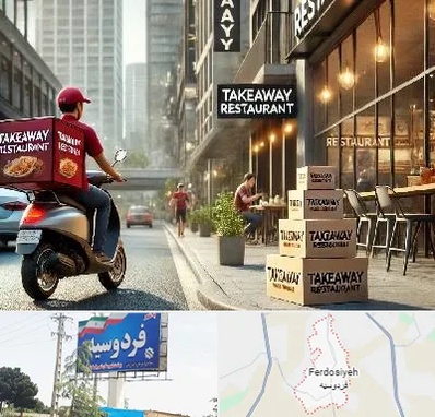 رستوران بیرون بر در فردوسیه شهریار