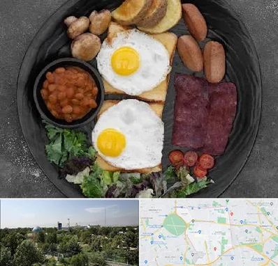 صبحانه انگلیسی در منطقه 16 تهران 