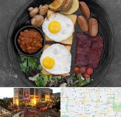 صبحانه انگلیسی در جنت آباد تهران 