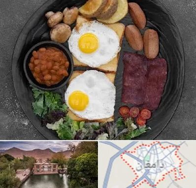 صبحانه انگلیسی در دامغان