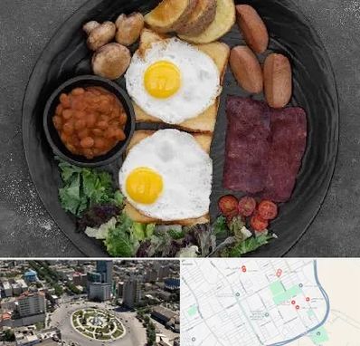 صبحانه انگلیسی در زرافشان اسلامشهر 