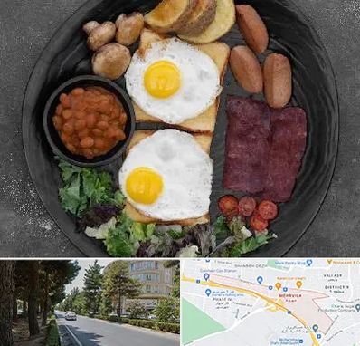 صبحانه انگلیسی در مهرویلا کرج 