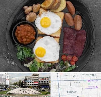 صبحانه انگلیسی در مرکز تهران
