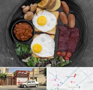 صبحانه انگلیسی در باجک قم 