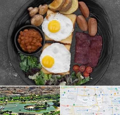 صبحانه انگلیسی در منطقه 9 تهران