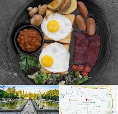 صبحانه انگلیسی در سرسبز 