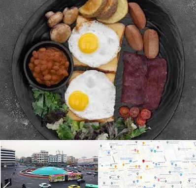 صبحانه انگلیسی در میدان انقلاب 