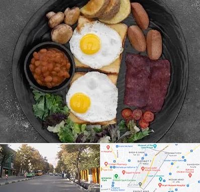 صبحانه انگلیسی در شریعتی 