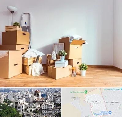 بسته بندی اثاثیه منزل در ولنجک