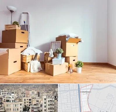 بسته بندی اثاثیه منزل در اسکندری