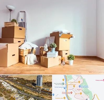 بسته بندی اثاثیه منزل در خیابان نیایش شیراز