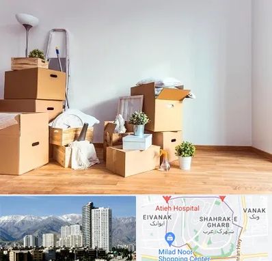بسته بندی اثاثیه منزل در شهرک غرب تهران