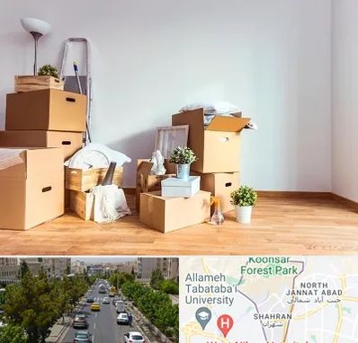 بسته بندی اثاثیه منزل در شهران