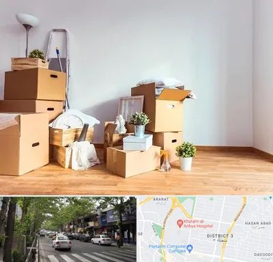 بسته بندی اثاثیه منزل در ظفر
