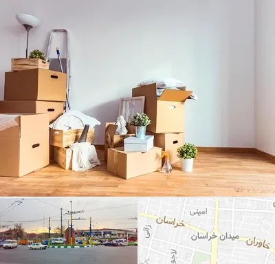 بسته بندی اثاثیه منزل در میدان خراسان