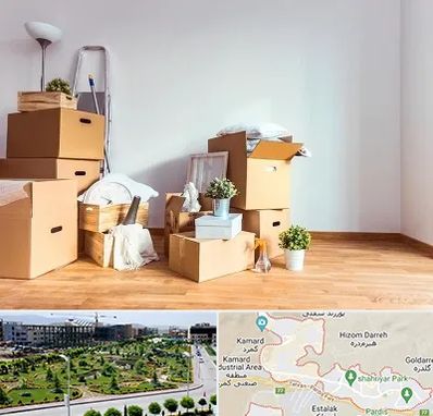 بسته بندی اثاثیه منزل در پردیس