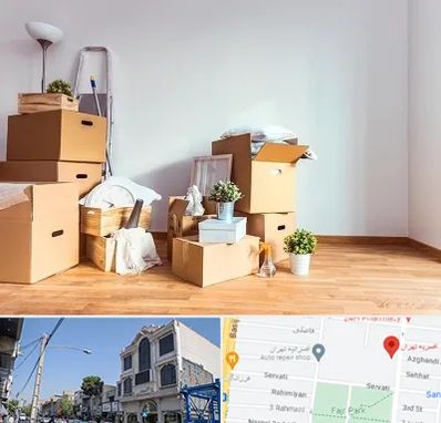 بسته بندی اثاثیه منزل در افسریه