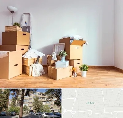 بسته بندی اثاثیه منزل در دولت آباد