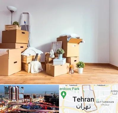 بسته بندی اثاثیه منزل در صادقیه تهران