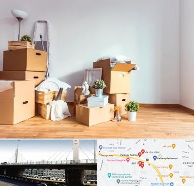 بسته بندی اثاثیه منزل در پارک وی