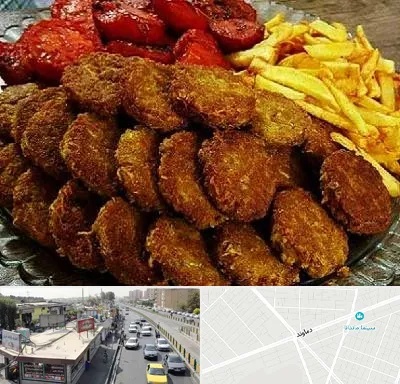 غذای خانگی در خیابان دماوند