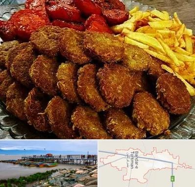 غذای خانگی در بندر ترکمن