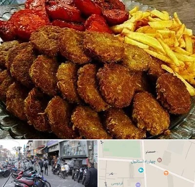 غذای خانگی در چهارراه استانبول