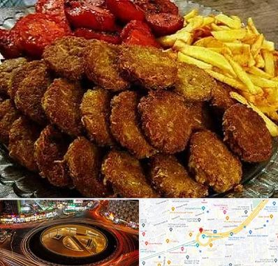 غذای خانگی در میدان ولیعصر 