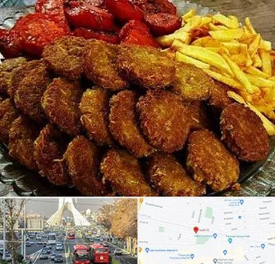 غذای خانگی در خیابان آزادی 