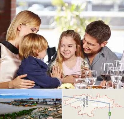 رستوران خانوادگی در بندر ترکمن