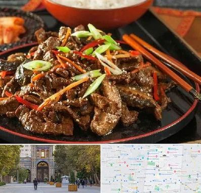 رستوران آسیایی در منطقه 12 تهران 