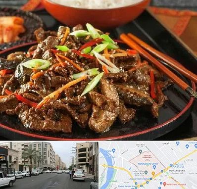 رستوران آسیایی در زیتون کارمندی اهواز 