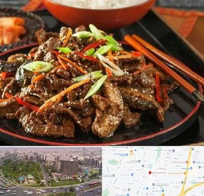 رستوران آسیایی در آیت الله کاشانی 