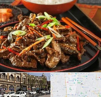 رستوران آسیایی در منطقه 11 تهران 
