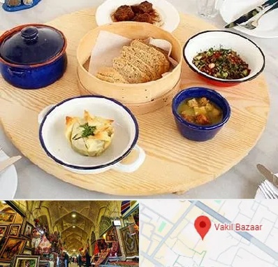 رستوران یونانی در بازار وکیل شیراز