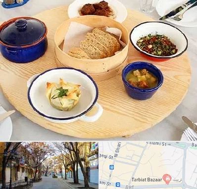 رستوران یونانی در تربیت تبریز 
