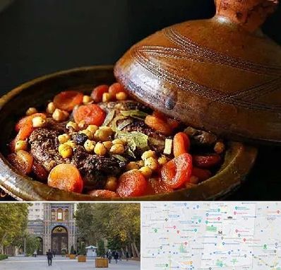 رستوران مراکشی در منطقه 12 تهران 