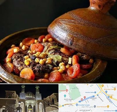 رستوران مراکشی در زرگری شیراز 