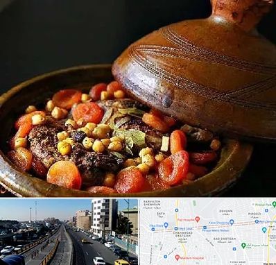 رستوران مراکشی در پیروزی