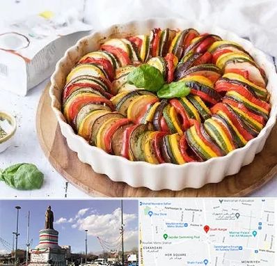 رستوران فرانسوی در کارگر جنوبی 