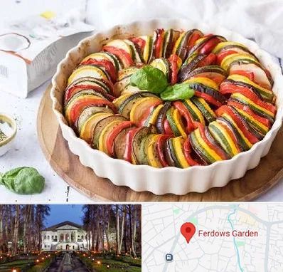 رستوران فرانسوی در باغ فردوس