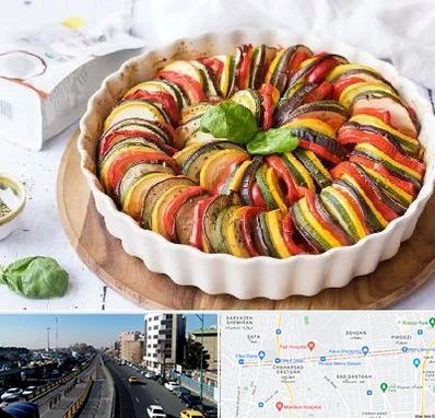 رستوران فرانسوی در پیروزی 