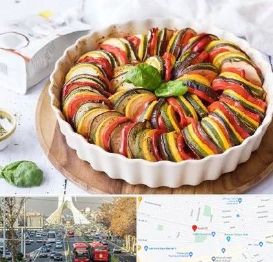 رستوران فرانسوی در خیابان آزادی 