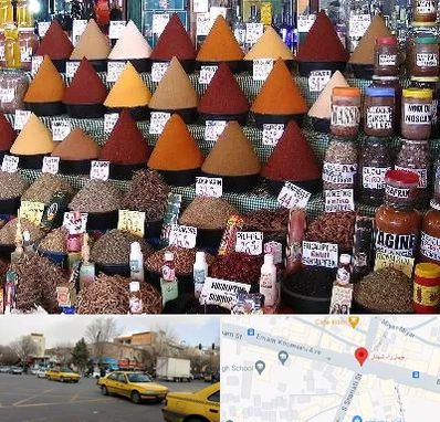 ادویه فروشی در شهناز تبریز 