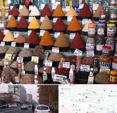 ادویه فروشی در کارگر شمالی 