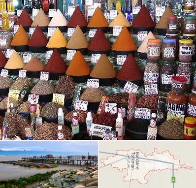 ادویه فروشی در بندر ترکمن