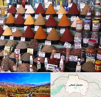 ادویه فروشی در خراسان شمالی