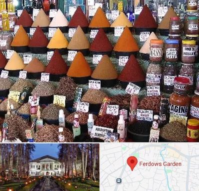 ادویه فروشی در باغ فردوس